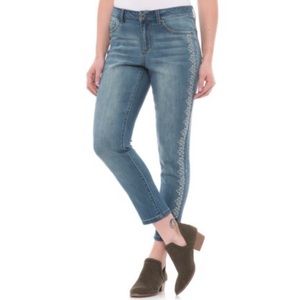 Workshop Republic High Waisted Ankle Jeans